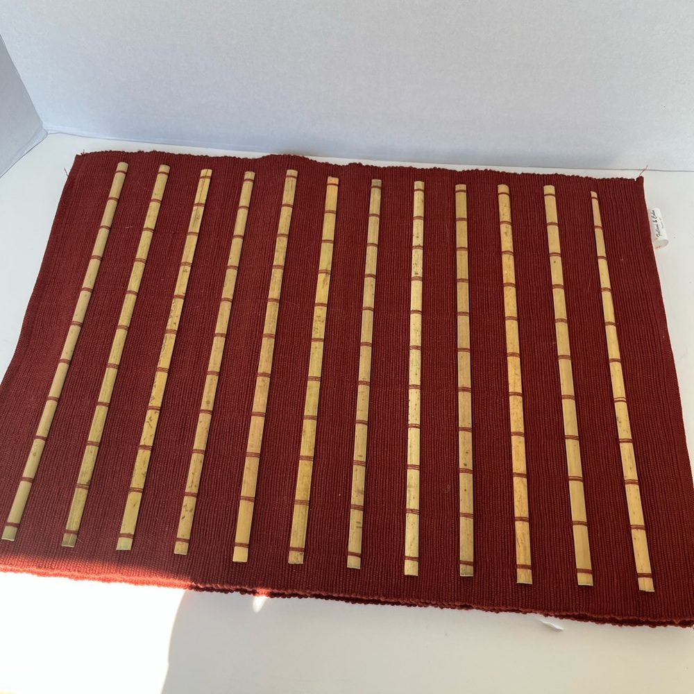 Fallani & Cohn Burgandy Placemats